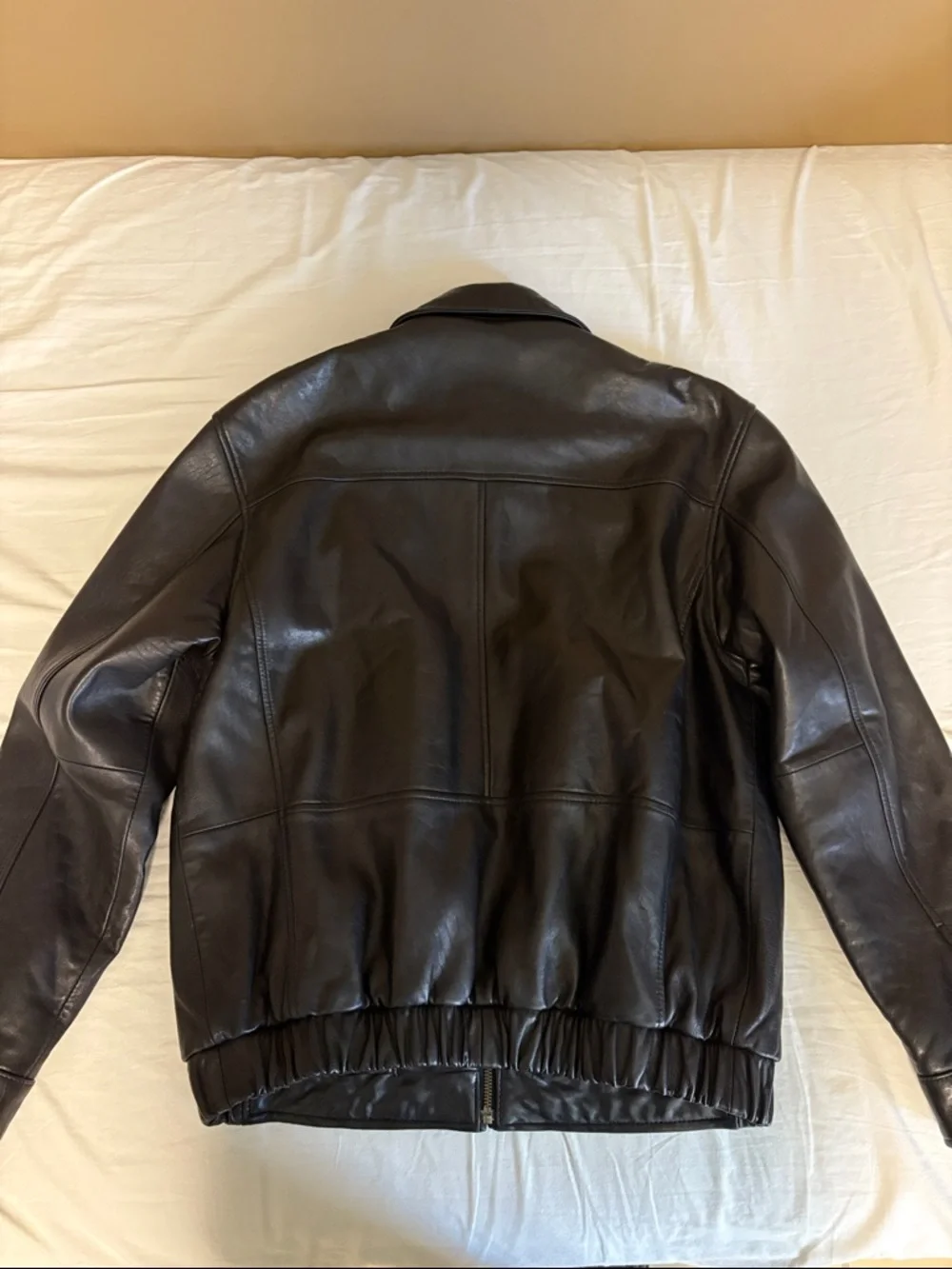 Roundtree & Yorke Leather Jacket Medium - Picture 5 of 6